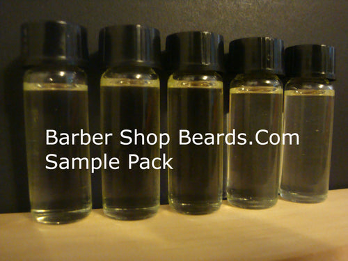 Premium Beard Oil Trial Pack (5ct/1Dram) U - Pick the Scent