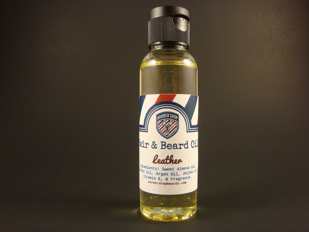 Leather Beard Oil - 2oz