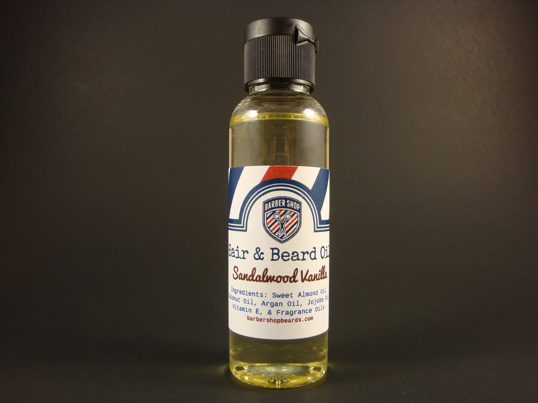 Sandalwood Vanilla Beard Oil - 2oz
